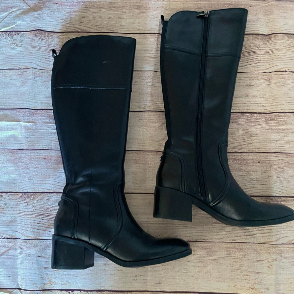 Marc Fisher Black Leather Boots